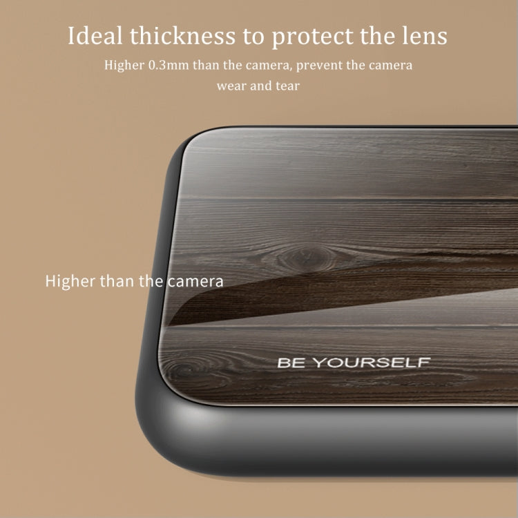 Wood Grain Glass Protective Case, For iPhone XR, For iPhone XS Max, For iPhone 11 Pro, For iPhone 14 Pro Max