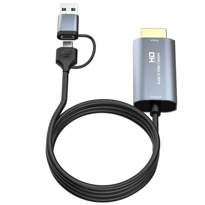 Z36 HDMI/M to USB-Type C/M HD Video Capture Card, Length: 2m, Z36