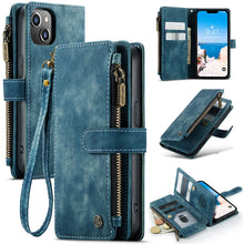 CaseMe C30 Multifunctional Phone Leather Case, For iPhone 14, For iPhone 14 Plus, For iPhone 14 Pro, For iPhone 14 Pro Max