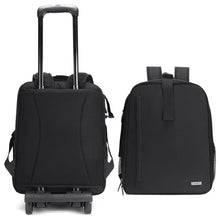 CADeN D6 V Camera Backpack Shoulders Drawbar Nylon Camera Bag, D6 V 32 x 18 x 43cm