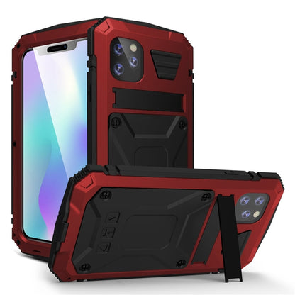 Shockproof Waterproof Dust-proof Metal + Silicone Protective Case with Holder, For iPhone 11, For iPhone 11 Pro, For iPhone 11 Pro Max, For iPhone XS Max, For Galaxy S20 Ultra