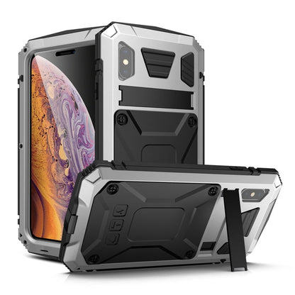 Shockproof Waterproof Dust-proof Metal + Silicone Protective Case with Holder, For iPhone 11, For iPhone 11 Pro, For iPhone 11 Pro Max, For iPhone XS Max, For Galaxy S20 Ultra
