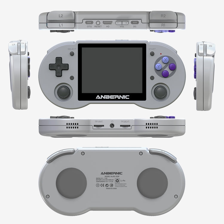 ANBERNIC RG353P Handheld Game Console 3.5 inch Screen Android Linux System, 16G+64G, 16G+128G, 16G+256G