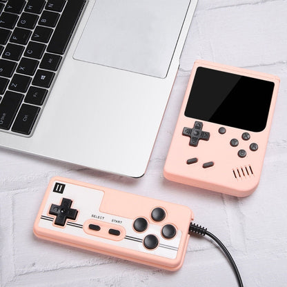 MK800 Doubles 3.0 inch Macaron Mini Handheld Game Console Built-in 800 Games, MK800-Doubles / Grey, MK800-Doubles / Blue, MK800-Doubles / Pink, MK800-Doubles / Yellow, MK800-Doubles / Green