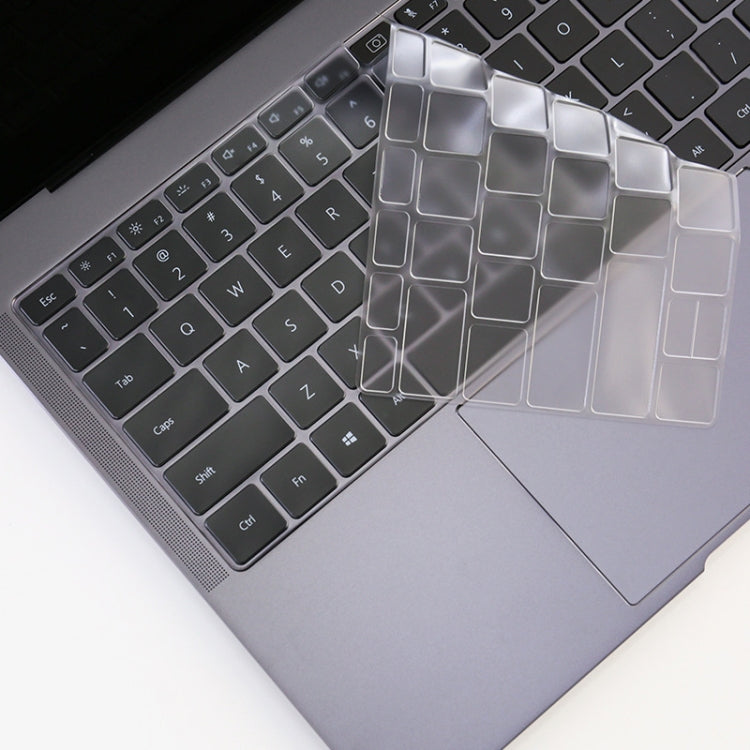 Transparent and Dustproof TPU Laptop Keyboard Protective Film, For Huawei MateBook X Pro, For Huawei MateBook D 15.6 inch