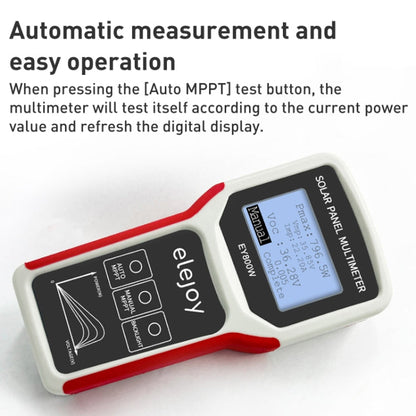 800W Solar Panel Power Supply Multimeter, EY800W