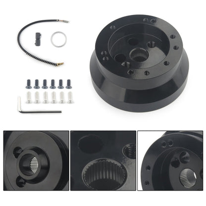 5 & 6 Hole Steering Wheel Polished Hub Adapter, Type A, Type B