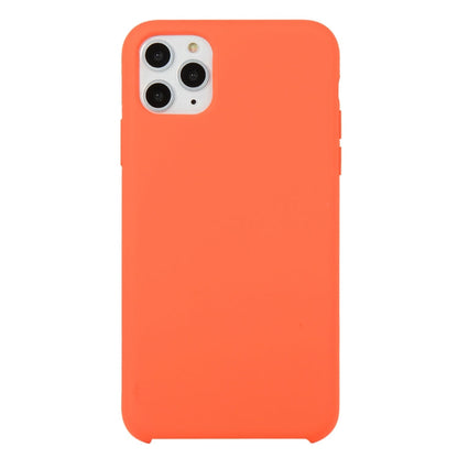 For iPhone 11 Solid Color Solid Silicone  Shockproof Case (Hibiscus Pink), For iPhone 11 Pro
