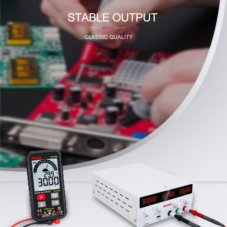 GVDA SPS-H3010 30V-10A Adjustable Voltage Regulator, SPS-H3010 EU Plug, SPS-H3010