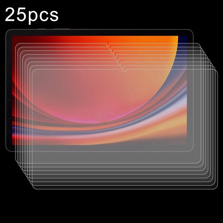 25pcs 9H 0.3mm Explosion-proof Tempered Glass Film, For Samsung Galaxy Tab S11 Ultra 14.6, For Samsung Galaxy Tab S10 FE+ 13.1, For Samsung Galaxy Tab S10 Ultra 14.6, For Samsung Galaxy Tab S10+ 12.4, For Samsung Galaxy Tab S10 11                      ...