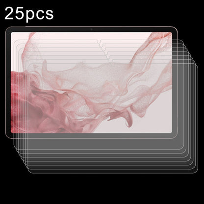 25pcs 9H 0.3mm Explosion-proof Tempered Glass Film, For Samsung Galaxy Tab S11 Ultra 14.6, For Samsung Galaxy Tab S10 FE+ 13.1, For Samsung Galaxy Tab S10 Ultra 14.6, For Samsung Galaxy Tab S10+ 12.4, For Samsung Galaxy Tab S10 11                      ...