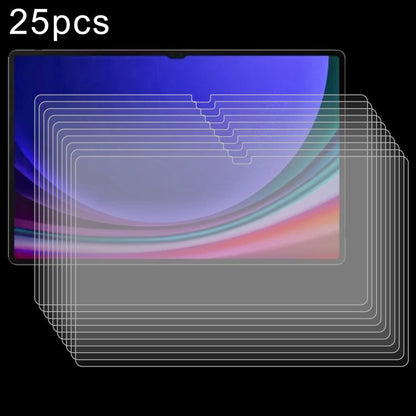 25pcs 9H 0.3mm Explosion-proof Tempered Glass Film, For Samsung Galaxy Tab S11 Ultra 14.6, For Samsung Galaxy Tab S10 FE+ 13.1, For Samsung Galaxy Tab S10 Ultra 14.6, For Samsung Galaxy Tab S10+ 12.4, For Samsung Galaxy Tab S10 11                      ...
