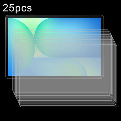 25pcs 9H 0.3mm Explosion-proof Tempered Glass Film, For Samsung Galaxy Tab S11 Ultra 14.6, For Samsung Galaxy Tab S10 FE+ 13.1, For Samsung Galaxy Tab S10 Ultra 14.6, For Samsung Galaxy Tab S10+ 12.4, For Samsung Galaxy Tab S10 11                      ...