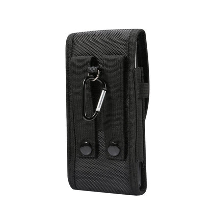 Multifunctional Universal Vertical Nylon Fabric Waist Bag Tactical Belt Bag, For 6.7 inch and Below Phones