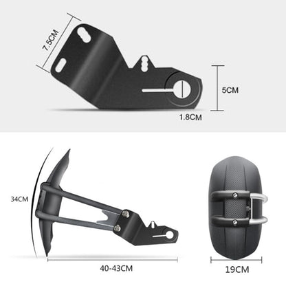 Motorcycle Stainless Steel Modified Rear Wheel Fender Dustproof Splash Flaps Mudguards Fender Guard, A Style Foot, B Style Foot, C Style Foot, D Style Foot, E Style Foot