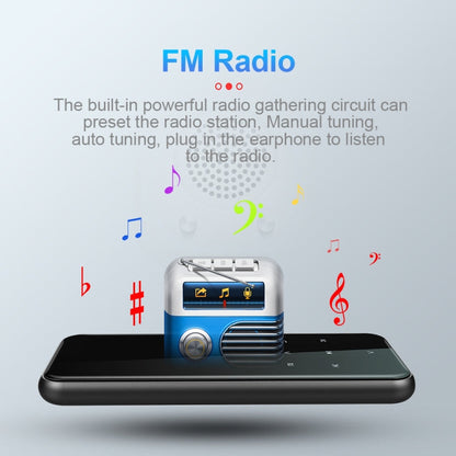 M15 Multi-function Smart Voice Recorder MP3 Hifi Sound Music Player Walkman, Bluetooth Version, 4GB, 8GB, 16GB, 32GB