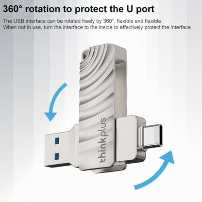 Lenovo Thinkplus MU232 USB 3.2 + USB-C / Type-C Dual Head Flash Drive, 32GB, 64GB, 128GB, 256GB