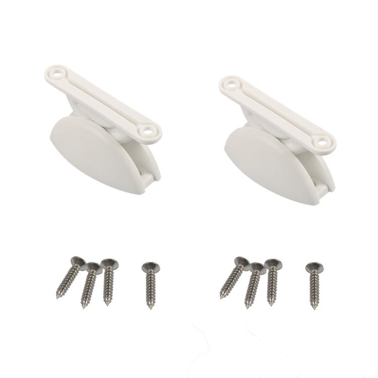 A8627 2 Pair RV Hatch Semi-circular Retainer Kit with Screws