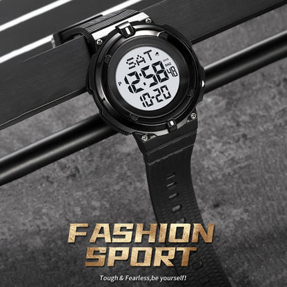 SKMEI 2010 Multifunctional Men 50M Waterproof Luminous Digital Wrist Watch