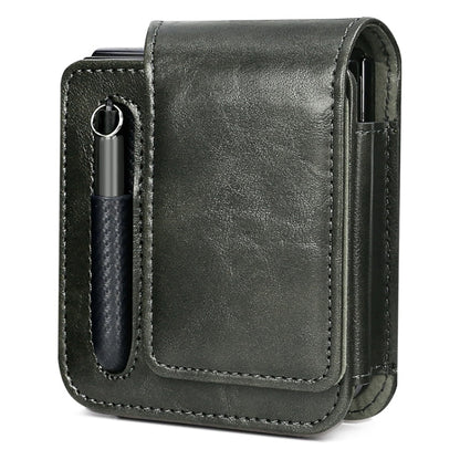 VIETAO Retro Thinking Series PU Shockproof Phone Bag, Without Pen, For Samsung Galaxy Z Flip 3 / 4 / 5 / 6, For Samsung Galaxy Z Fold 3 / 4 / 5 / 6