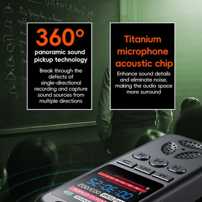 S7 HD Color Screen Smart Noise Reduction Voice Recorder, S7