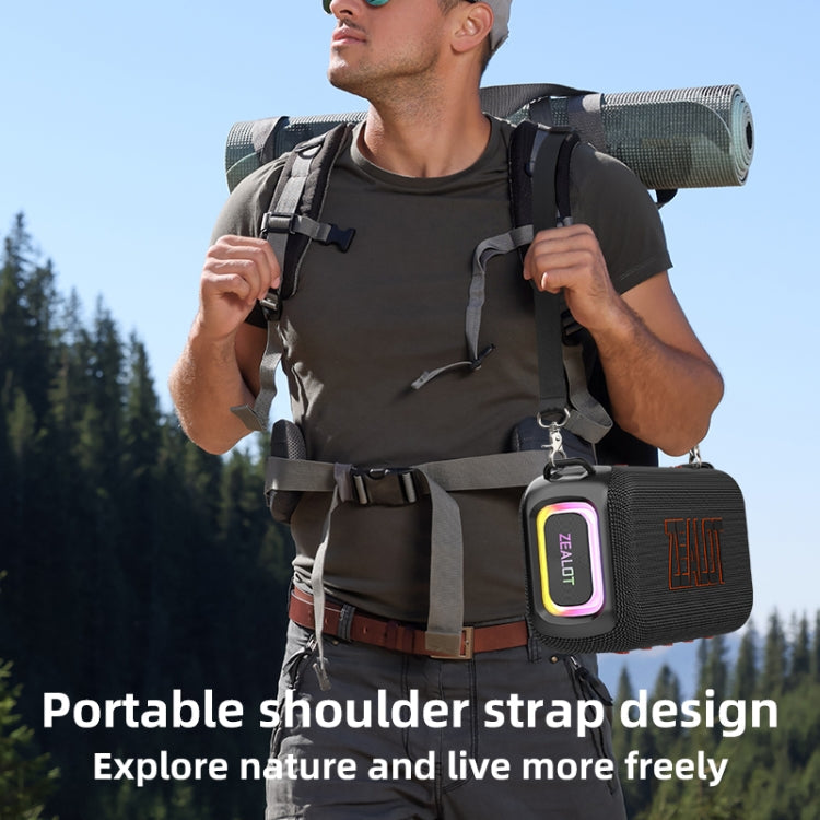Zealot S85M 50W Outdoor Portable Bluetooth Speaker with Microphone, S85 + 1 Mic