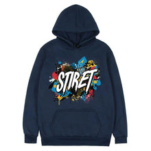Alphabet Printed Fleece Hooded Sweatshirt Print On Your Demand, XS, S