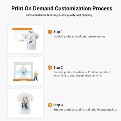 Boy Printed Round Neck Modal Short Sleeve T-shirt Print On Your Demand, XL, POD T-Shirt, XXL