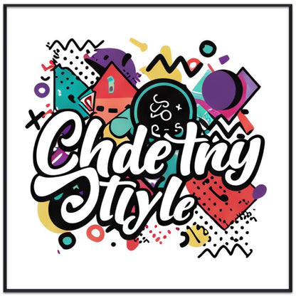 Graffiti Decorative Painting with PS Frame Print On Your Demand, 15x20cm, 20x20cm, 30x30cm, 40x40cm, 50x50cm, 60x60cm, 70x70cm, 80x80cm, 90x90cm