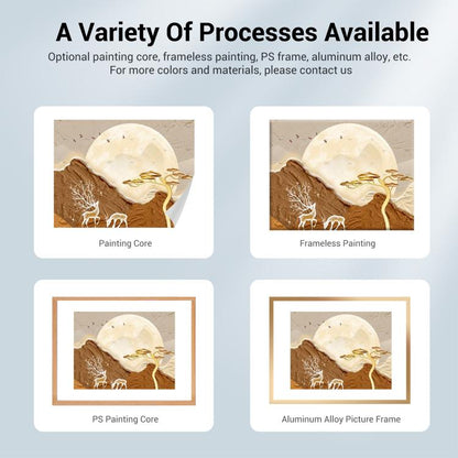 Child Drawing Decorative Painting with PS Frame Print On Your Demand, 15x20cm, 20x20cm, 30x30cm, 40x40cm, 50x50cm, 60x60cm, 70x70cm, 80x80cm, 90x90cm