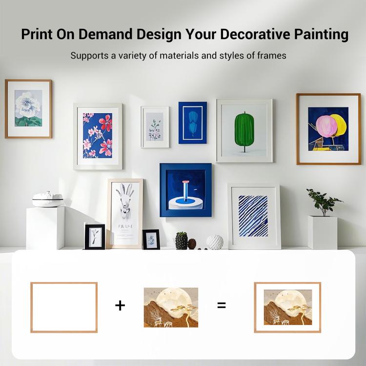 Castle Decorative Painting with Aluminum Alloy Frame Print On Your Demand, 15x20cm, 20x20cm, 30x30cm, 40x40cm, 50x50cm, 60x60cm, 70x70cm, 80x80cm, 90x90cm