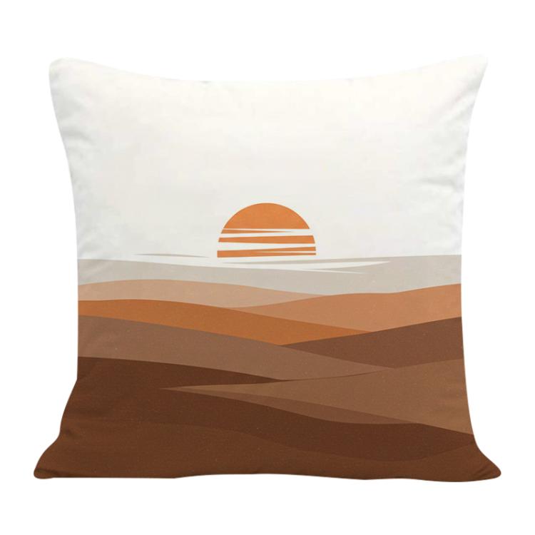 Sunset Printed Sofa Pillow Case No Core Print On Your Demand, 35x35cm, 40x40cm, 45x45cm