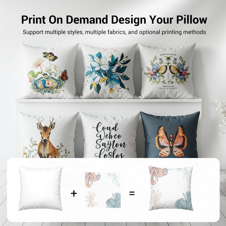 Pink Boy Printed Sofa Pillow Case No Core Print On Your Demand, 35x35cm, 40x40cm, 45x45cm