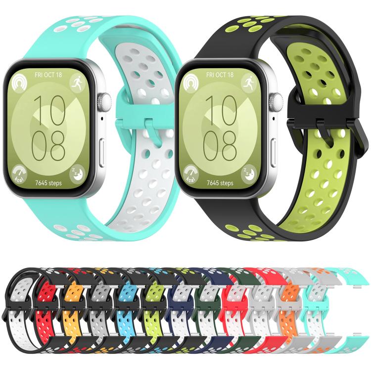 xDfind Two Color Silicone Sports Watch Band, For Huawei Watch Fit 4 Pro / Fit 4 / Fit 3