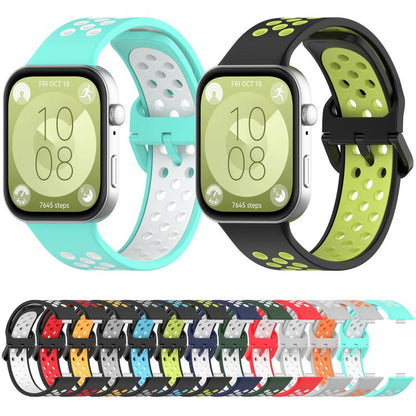 xDfind Two Color Silicone Sports Watch Band, For Huawei Watch Fit 4 Pro / Fit 4 / Fit 3
