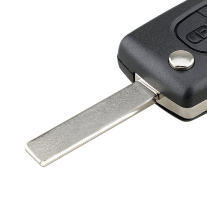 Car 3-button Folding Key Shell Remote Control Case for Peugeot / Citroen, For Peugeot