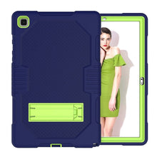 Contrast Color Robot Shockproof Silicon + PC Protective Case with Holder & Pen Slot, For Samsung Galaxy Tab A7 10.4 (2020) T500 / T505