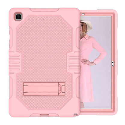 Contrast Color Robot Shockproof Silicon + PC Protective Case with Holder & Pen Slot, For Samsung Galaxy Tab A7 10.4 (2020) T500 / T505