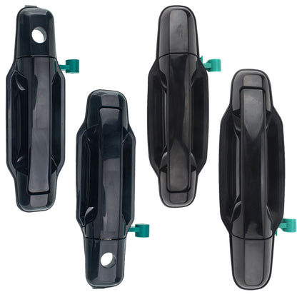 4 PCS Car Door Outside Handle 82650-3E010 for KIA Sorento 2003-2006, 4 PCS