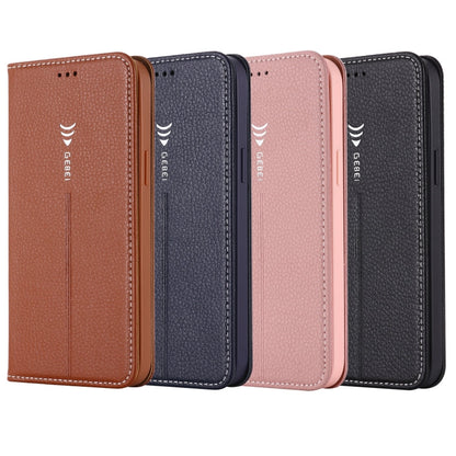 GEBEI PU+TPU Horizontal Flip Protective Case with Holder & Card Slots, For iPhone 12 / 12 Pro, For iPhone 12 Pro Max
