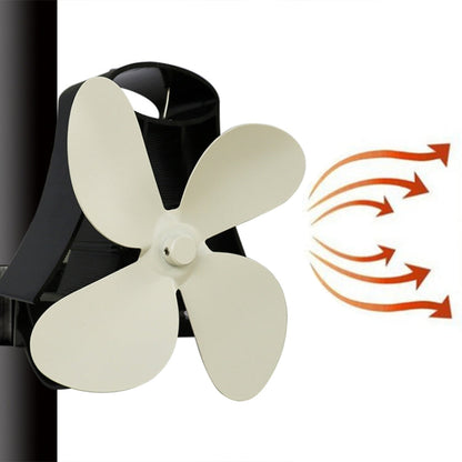 YL-105 4-Blade Aluminum Heat Powered Fireplace Stove Fan, YL-105 (Silver), YL-105(White), YL-105 (Black), YL-105 (Bronze), YL-105 (Grey), YL-105 (Gold), YL-105 (Rose Red)