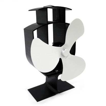 YL401 3-Blade High Temperature Metal Heat Powered Fireplace Stove Fan, YL401 (Black), YL401 (Bronze), YL401 (Gold), YL401 (Silver), YL401 (White)