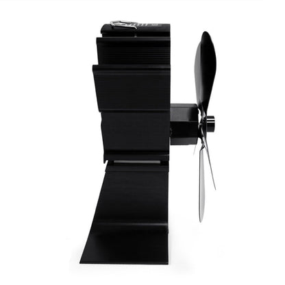 YL602 5-Blade High Temperature Metal Heat Powered Fireplace Stove Fan, YL602 (Black), YL602 (Bronze), YL602 (Grey), YL602 (Gold), YL602 (Rose Red), YL602 (Silver)