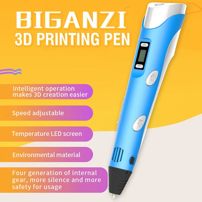 Hand-held 3D Printing Pen, AU Plug, AU Plug