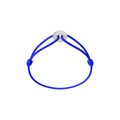 Mini Rose Soho Pavé Cord Bracelet