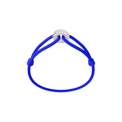 Rose Soho Pavé Cord Bracelet
