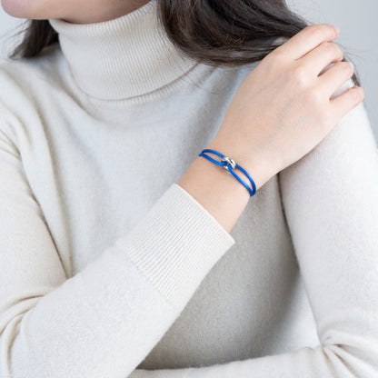 Silver Soho Cord Bracelet