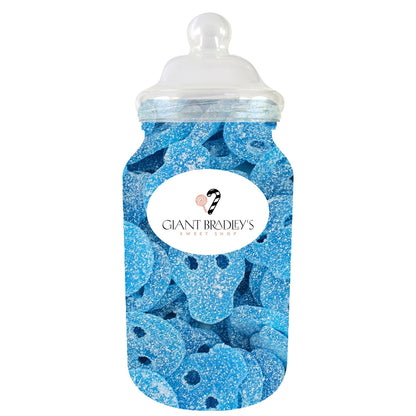 Fizzy Blue Skulls