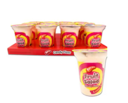 Fruit salad candy floss