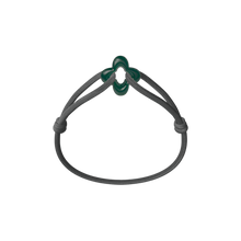 Green Clover Cord Bracelet